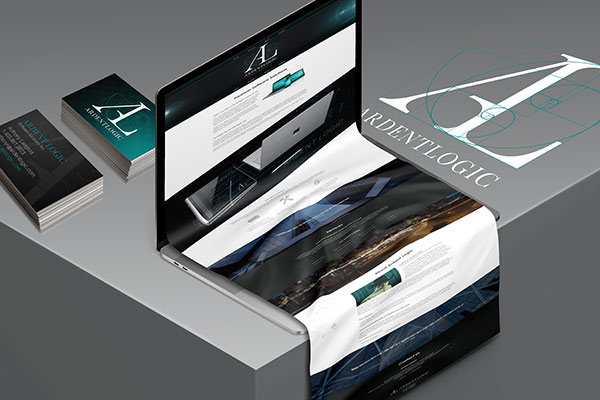 Ardent Logic branding and web design