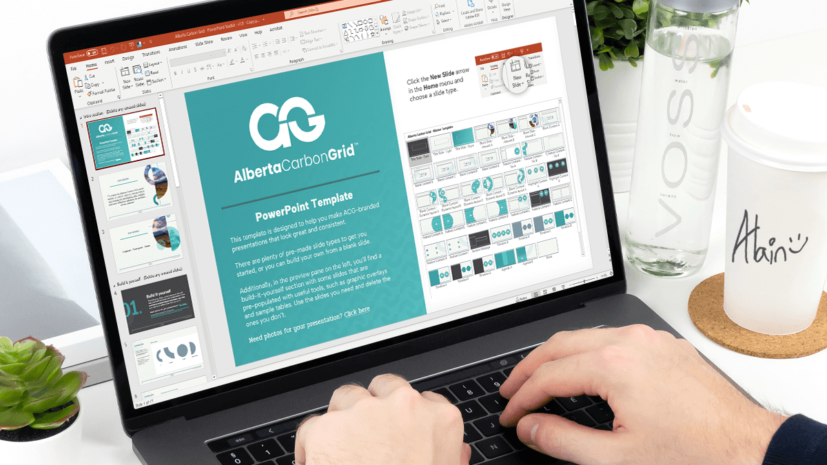 Branded PowerPoint template
